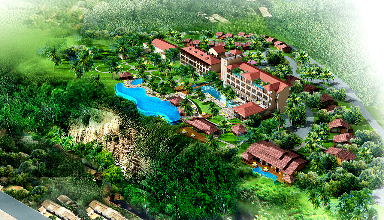 北海潿洲島鱷魚(yú)山度假村（海景酒店）一期工程